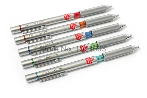 Двойка механический карандаш Япония Uni переноса трубы металлический замок ручка M3/M4/M5/M7/M9-1010 0,3/0,4/0,5/0,7/0,9 мм