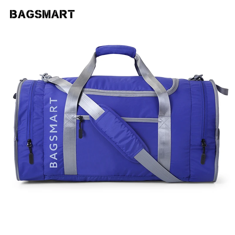 BAGSMART الرجال حقيبة سفر للطي حقيبة بروتابلي رخوة حقيبة نسائية صغيرة للماء النايلون عارضة حقيبة السفر المصنوعة من القماش الخشن الأمتعة السفر ح... BAGSMART الرجال حقيبة سفر للطي حقيبة بروتابلي رخوة حقيبة نسائية صغيرة للماء النايلون عارضة حقيبة السفر المصنوعة من القماش الخشن الأمتعة السفر ح...