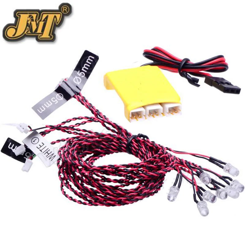 

JMT DIY FPV Drone 8 LED Multi-color Flashing Light For RC Car Helicopter Multicopter Quadcopter
