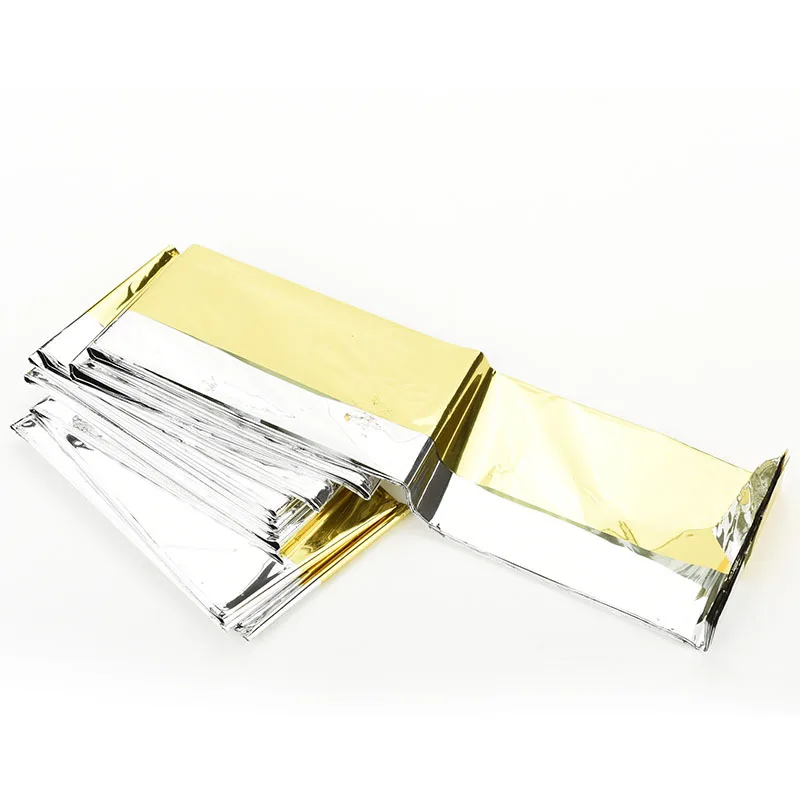 في الهواء الطلق بقاء المنقذة للحياة 130*210 سنتيمتر العازلة مايلر المواد الإسعافات الأولية بطانية للماء الطوارئ الانقاذ خيمة التخييم حصيرة في الهواء الطلق بقاء المنقذة للحياة 130*210 سنتيمتر العازلة مايلر المواد الإسعافات الأولية بطانية للماء الطوارئ الانقاذ خيمة التخييم حصيرة