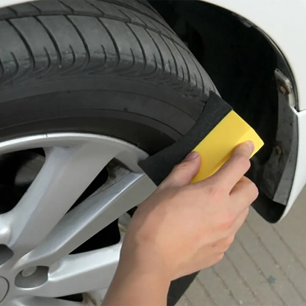 2Pcs Auto Wheels Brush Sponge Tools Applicator Special For Tire Hub Cleaning Dressing Waxing Polishing #0824 | Автомобили и