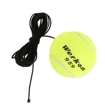 

New Tennis Belt With a Rubber Band Training Practice Ball Elastic Rope Tennis Balls Trainer
