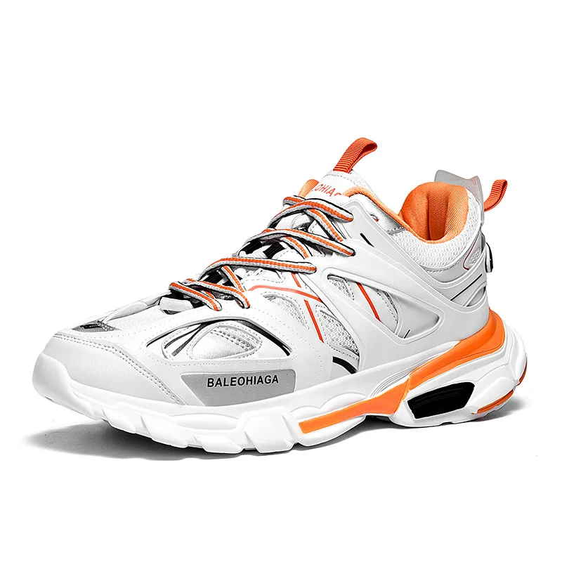 

Trendy Men Sneakers Thick Sole Ladies Platform Shoes Web Celebrity Chunky Dad Sneakers Chaussures Zapatillas Hombre