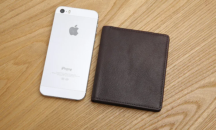 Кожаные мужские кошельки LANSPACE брендовый Повседневный Карманный Кошелек