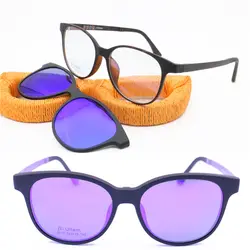 Поляризованные солнцезащитные очки по рецепту 012 ULTEM, очки для ходунков с съемным зажимом для очков