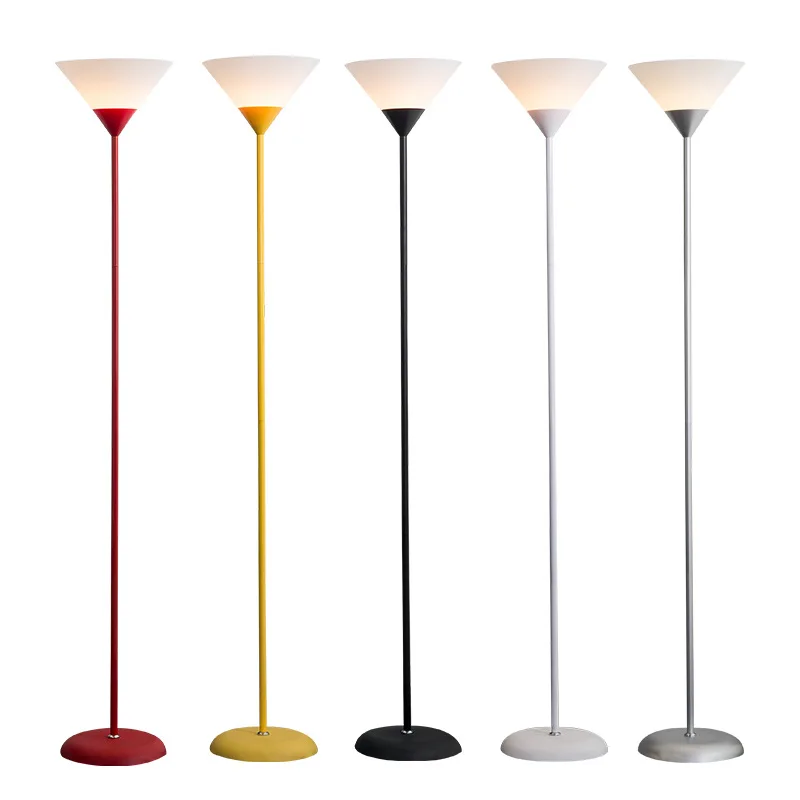 

Modern Nordic minimalist wrought iron Floor Uplight Lamp E27 220V lights living room bedroom kitchen living room study hotel