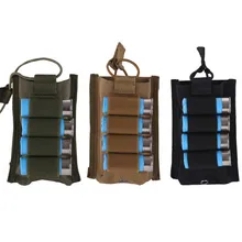 Открытый тактический одиночный открытый модуль для снаряжения 5,56 мм подсумок для журналов с 4 патронами 12 Калибр гильза Гладкоствольного ружья боевой военный мешок