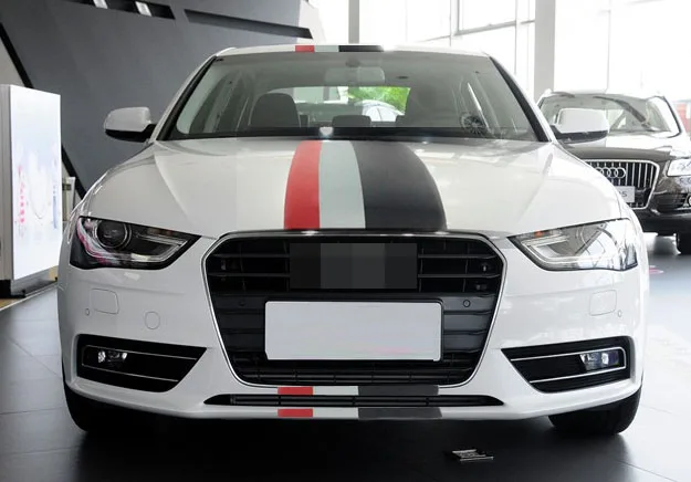 Стикер кузова автомобиля 150 см 3 цвета для audi SLINE A1 A2 A4 A5 A3 A6 A8 A7 B6 B8 Q3 Q5 Q7 TT RS|Наклейки