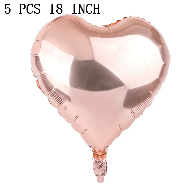 FENGRISE 1pc Giant Love Balloons Rose Gold Letter Ballon Wedding Party Decoration Valentines Day Gift Supplies Bride Foil Baloon шары воздушные воздушные шары - Цвет: Rose gold heart