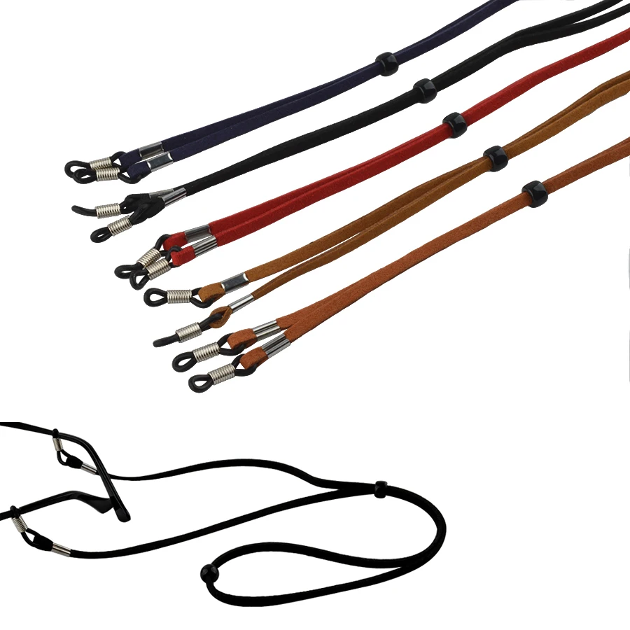 Retail Width 4mm Suede adjustable Eyeglasses cord Sunglasses Glasses