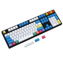 PBT Dye Sub Keycaps Chalk ANSI Cherry MX Keycap Set For 60%/TKL 87/104/108 MX Mechanical Keyboard Fit Anne iKBC Akko X Ducky PBT Dye Sub Keycaps Chalk ANSI Cherry MX Keycap Set For 60%/TKL 87/104/108 MX Mechanical Keyboard Fit Anne iKBC Akko X Ducky