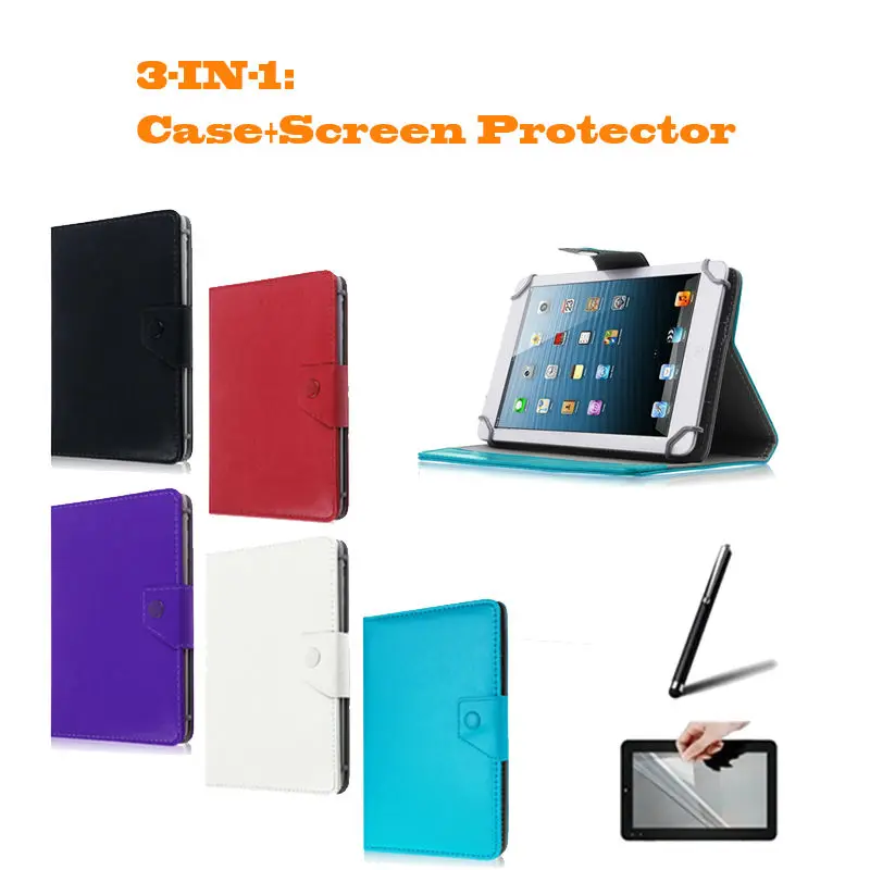 For TeXet TM-7863/TM-7852/TM-7856/TM-7877/TM-7868/TM-7878/TM-7887 7.85&quot Inch Universal Tablet PU Leather cover case Free Gift |