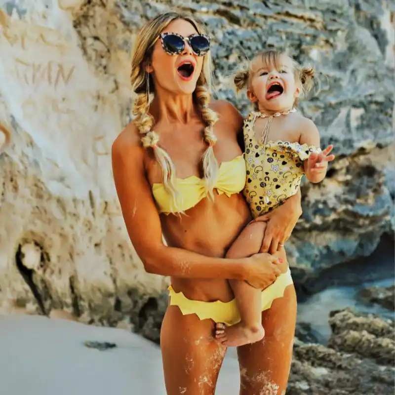 mom daughter bikinis