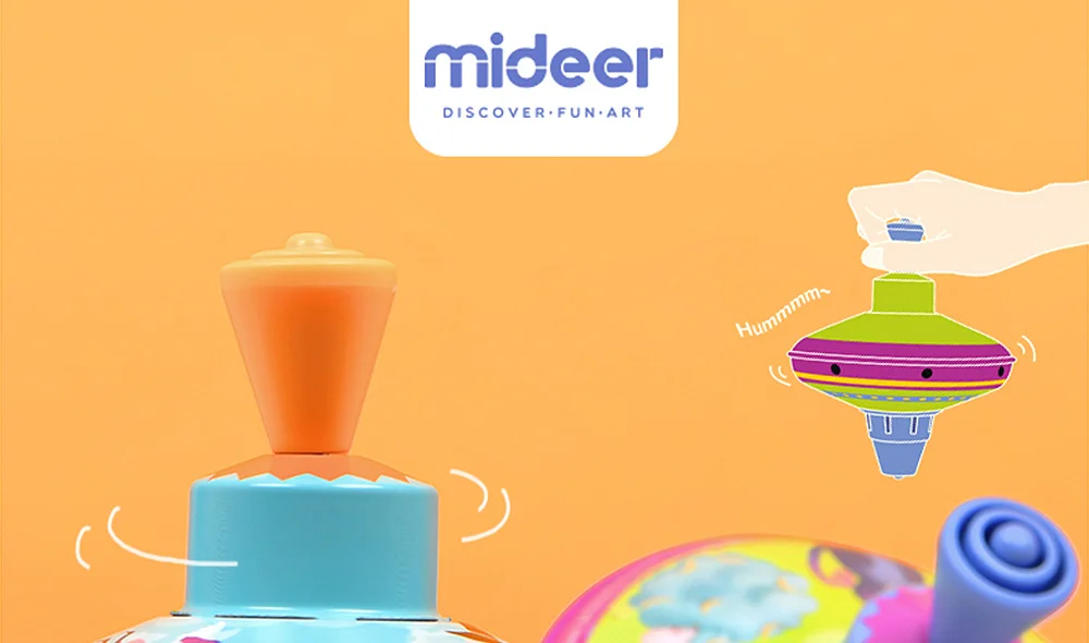 MiDeer, большая жестяная волчок, забавные игрушки и игры для детей, подарок для детей, вращающиеся классические игрушки, вечерние Игрушки для малышей, развивающая игрушка