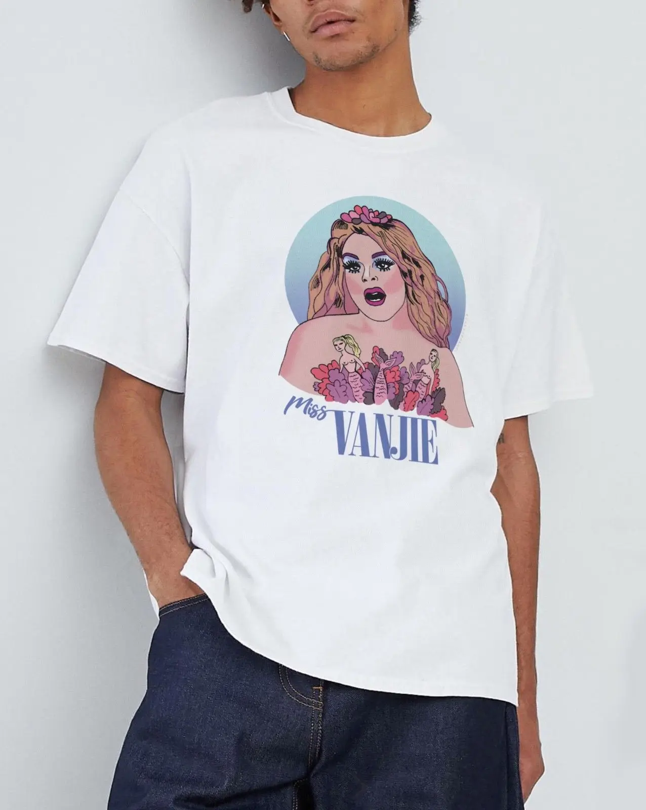 Vanjie футболка Miss Drag Dom Tee ЛГБТ гей-Прайд Masc Grinder Bottom Queens Top2019 модный бренд 100% хлопок