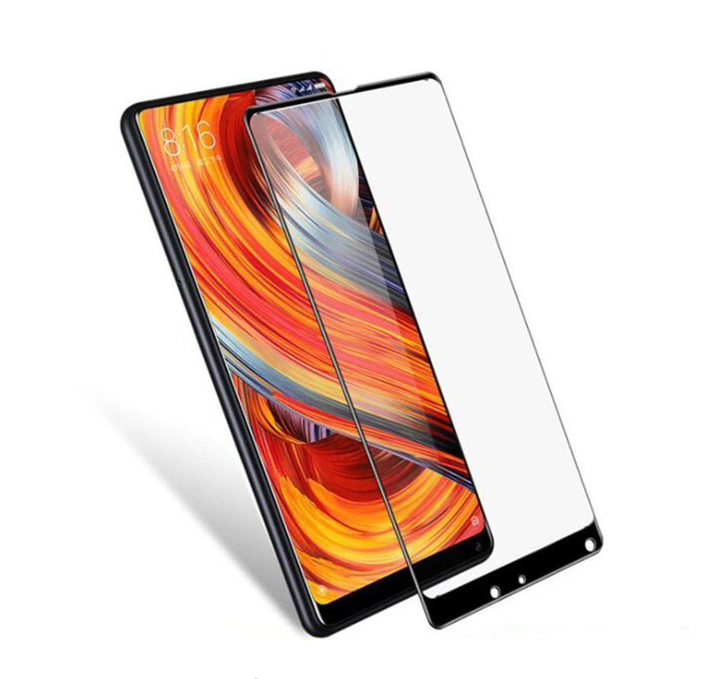 9H полное покрытие Защитная стеклянная пленка для экрана Xiaomi Mi Mix Max 2 Mix2 Max2 чехол с