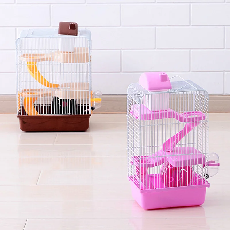 

A1 Hamster supplies toy small castle cage cage three-story small castle three-line villa paddock hamster supplies AP10081025