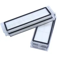 4Pcs Robotic Vacuum Cleaner robotic parts Pack HEPA Filter for xiaomi mi Robot Filters cleaner accessories albohes m504 robotic vacuum cleaner