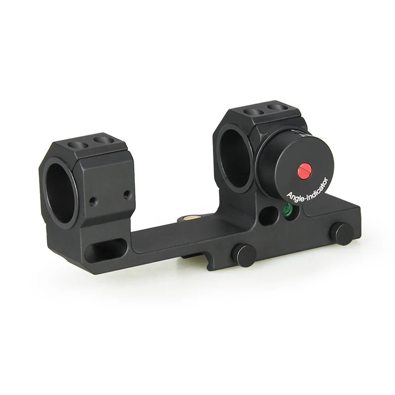 

Tactical 25.4mm to 30mm Dual Ring Rifle Scope Mount Quick Detach Angle Indicator For 21.2mm Picatinny Rail