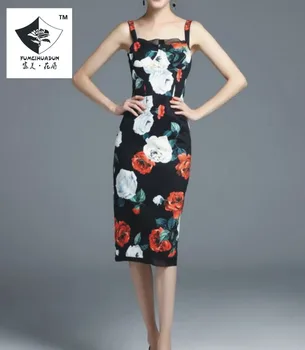 

D0299 Women Small sexy waist dress