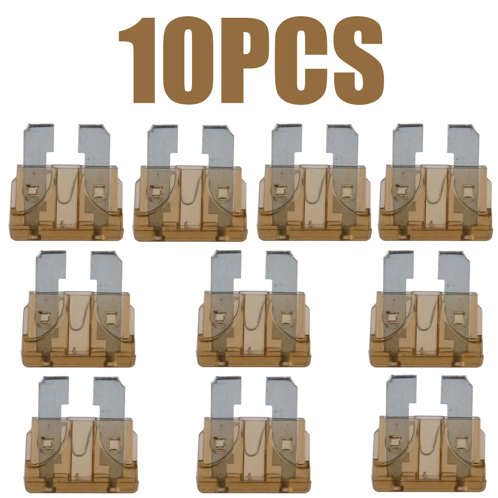 New Arrival For Auto Car Truck Boat 10pcs 7.5A Color Coded Standard Blade Assortment Fuses
