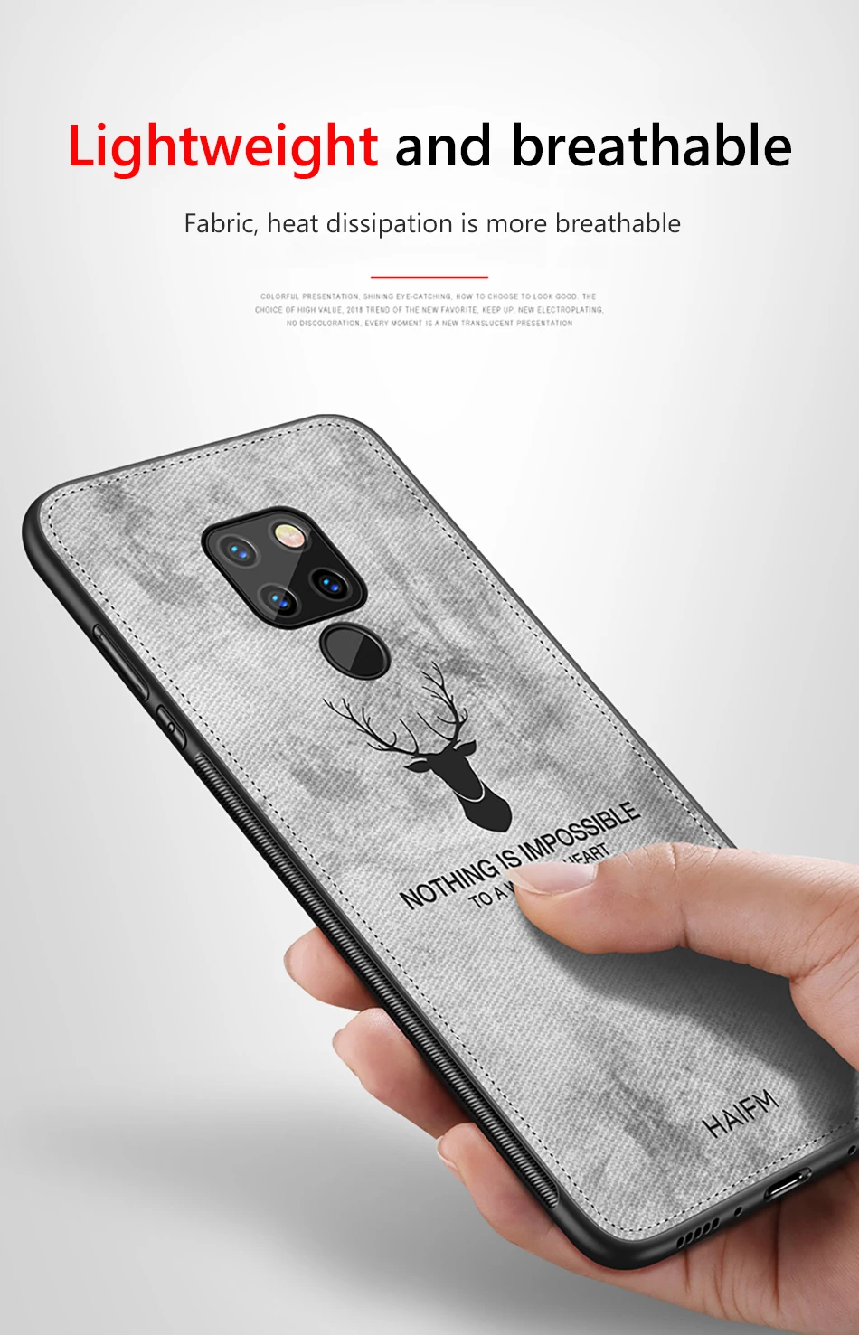 !ACCEZZ Luxury Anti-Knock Cute Phone Case For Huawei Mate 20 Pattern Protective Back Cover Case For Huawei Mate20 Pro Shell Capa (6)