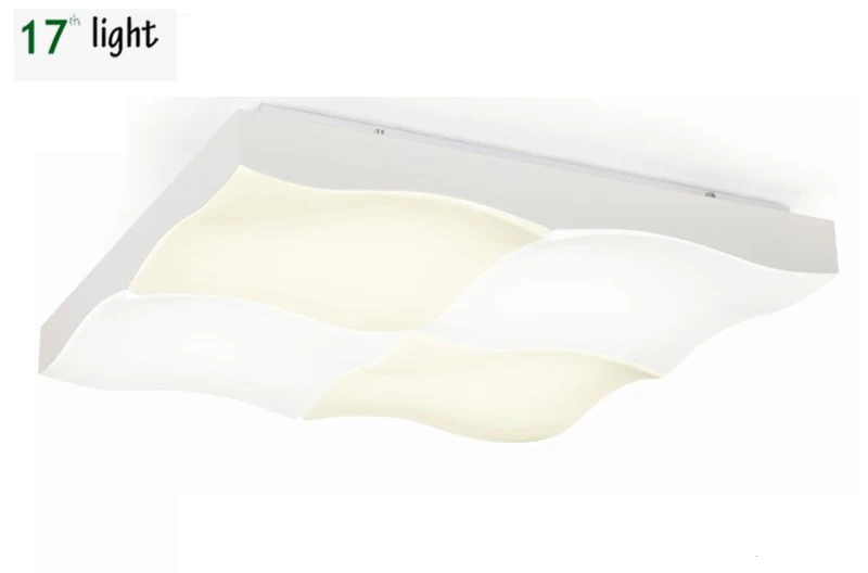 

LED square white acrylic ceilling lamp for living room bedroom modern style home decoration free shipping