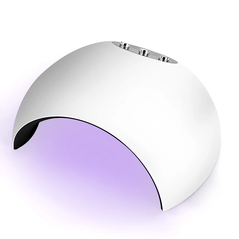 

OCEAN PEARL 24W UV LED Nail lamp 8 LEDs Nail dryer For All Gels 60S/90S/120S Button White Nail Lamps Powerful DryingSUN8X