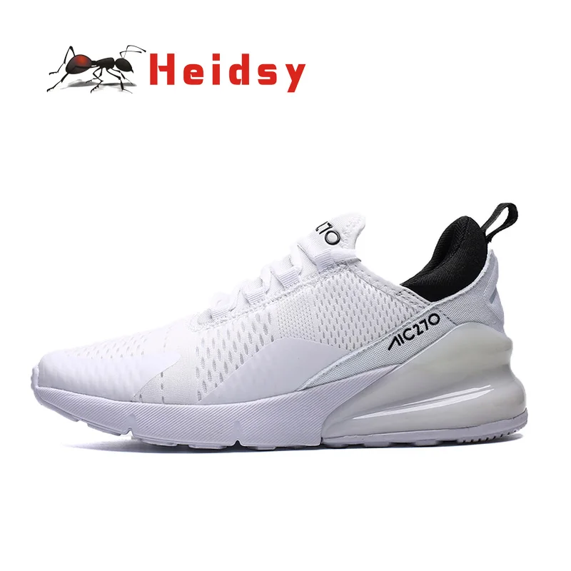 

Heidsy 2019 New Fashion Men Sneakers Flyknit Air Mesh Breathable Men Casual Shoes Women Zapato Para Correr Plus Size Air Cushion