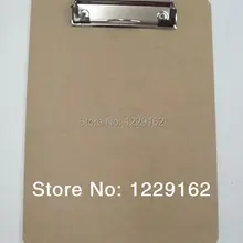 2 шт/лот) A4 меню буфера фанера деревянная планшет с зажимом письма канцелярские принадлежности