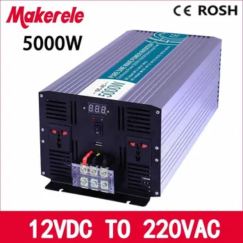 

MKP5000-122 5000w inverter off grid pure sine wave 12v to 220v voltage converter,solar inverter LED Display inversor