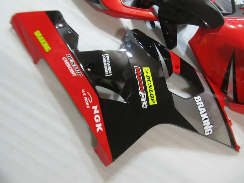 Набор обтекателей для литья под давлением GSXR600 750 K4 04 05 GSXR 600 GSXR750 2004 2005 ABS красный