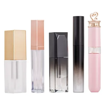 

5pcs New DIY Lip Gloss Containers Reusable Empty Lipgloss Balm Tube Bottles Cosmetic Makeup Tools