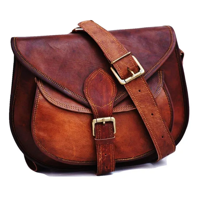Us 199 0 Steampunk Vintage Satchel Genuine Leather Cover Hasp Crossbody Saddle Shoulder Party Valentine Gift Bag For Women In Top Handle Bags From