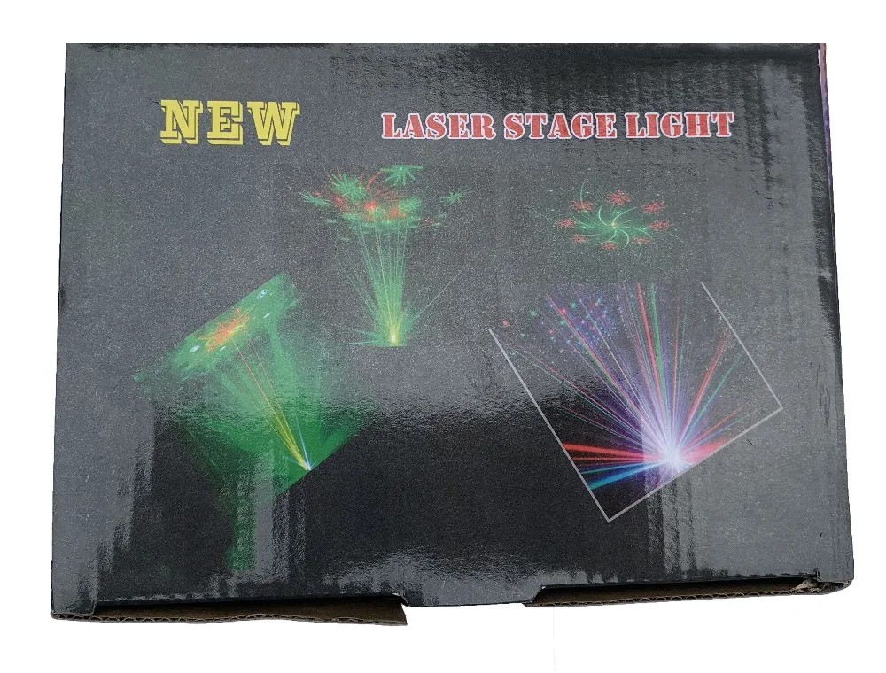 packing of laser rgb lighting stage party club light
