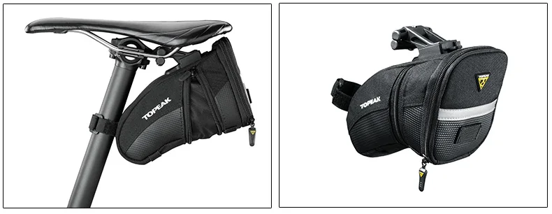 TOPEAK на танкетке Аэро Велосипедный спорт сиденье сумка седельный пакет Водонепроницаемый велосипед хвост заднего мешок с 3 м светоотражающие велосипедные сумки