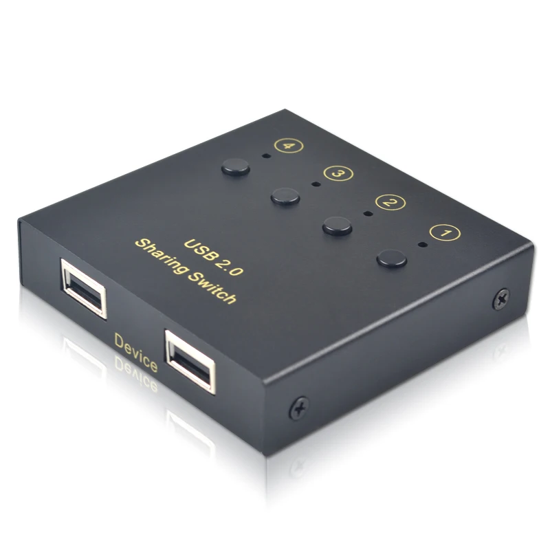 EKL 4 порта USB 2 0 концентратор ручной совместный переключатель в Выход клавиатура и
