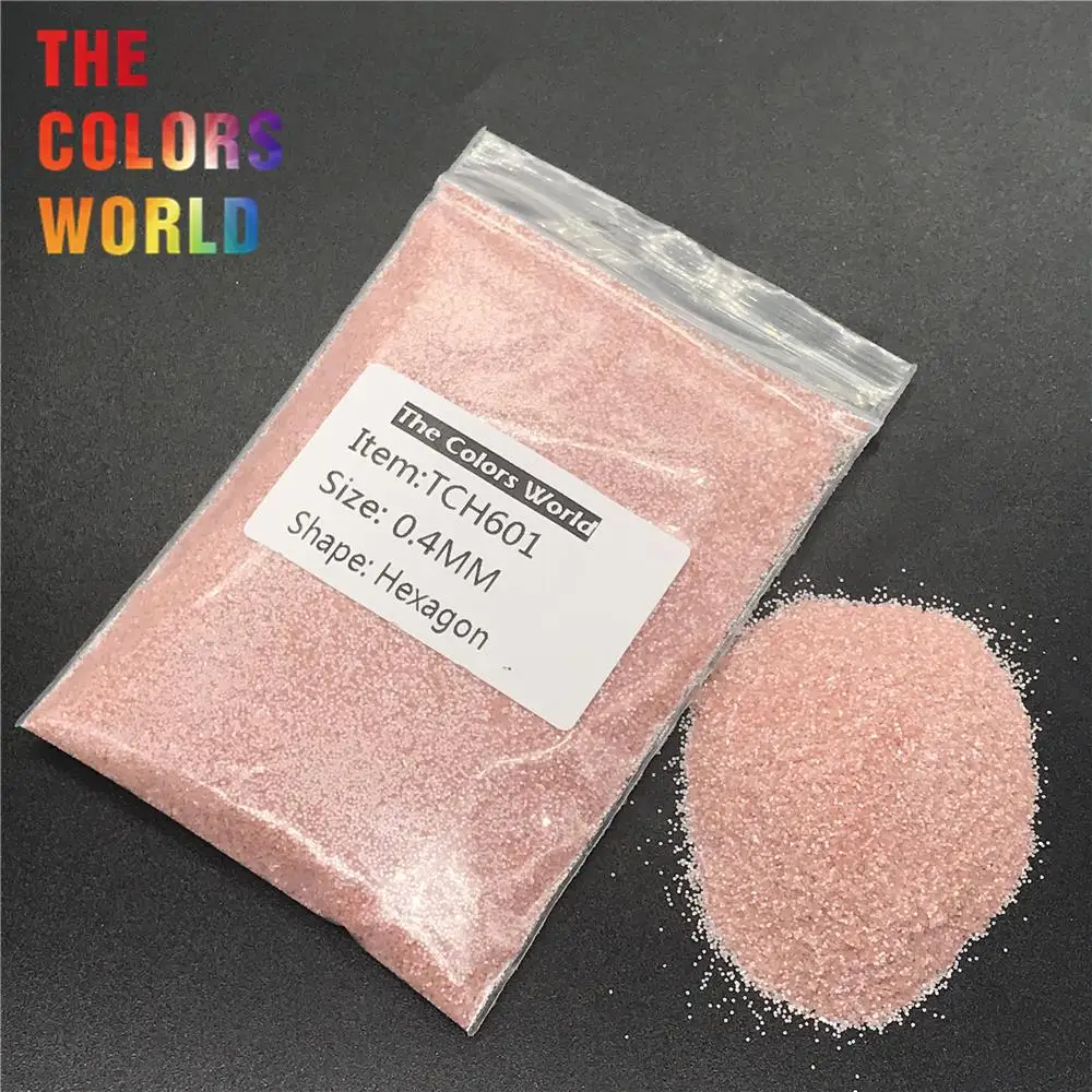 

TCH601 Hexagon Shape Matte Baby Pink Color Nail Glitter Nail Art Decoration Makeup Nail Gel Face Glitter Gel Henna Handwork DIY
