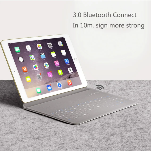 Special Offers Desxz keyboard Case for iPad 1 2 3 Tablet PC Cover Mini 9.7 inch Ultra-Thin PU Plastic Protective Android for ipad air 2 2017