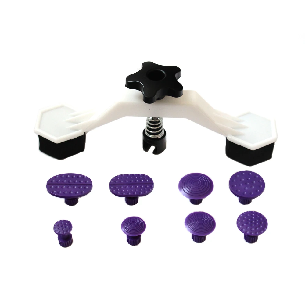 

Newly Design 8pcs glue tabs with Pulling Bridge Dent Removal PDR Paintless Dent Repair Hand Tools