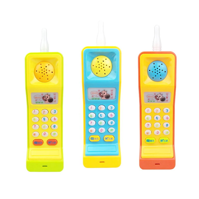 Электронный игрушечный телефон для детей детский мобильный телефон развивающие Обучающие игрушки Музыка звуковая машина игрушка для детей