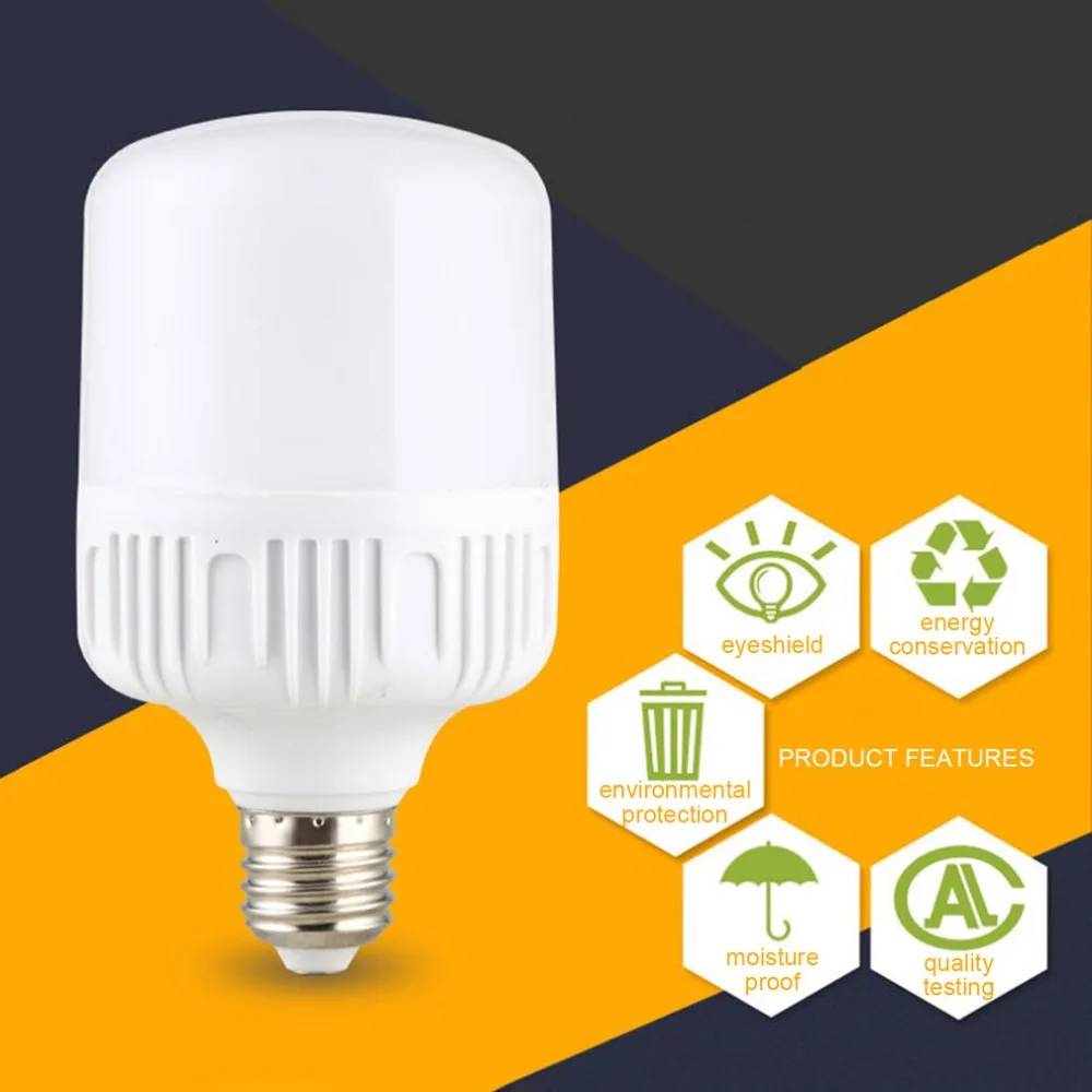 Водонепроницаемый светодиодный лампа с защитой от пыли насекомых Предотвращение Пластик E27 энергосберегающие AC220