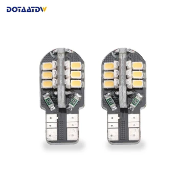 

DOTAATDW 2x Canbus IC Driver 12 White Led T10 W5W Car Led Light Bulb 3020 SMD Auto Interior License Parking Lamp Non Polarity
