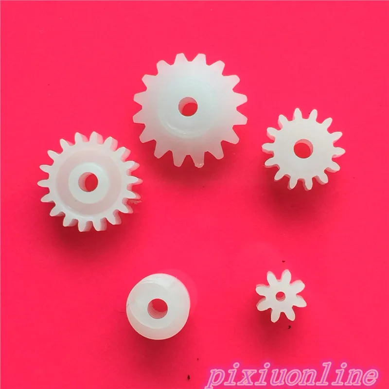 K006Y Plastic Bearing Gear Set DIY Worm Gear Axle Bonus Axle sleeve 16pcs