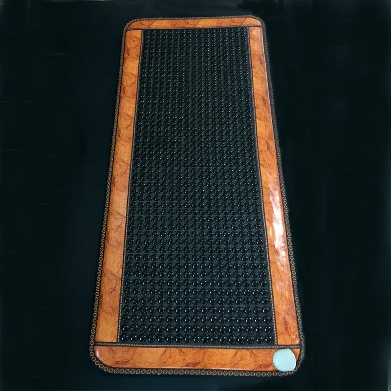 

High Quality Jade tourmaline mattress bamboo carbon fiber cushion jade mattress jade cushion electric heated 70X160CM for Sale