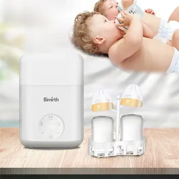 

Double Bottle Milk Warmer Disinfection Constant Temperature Multifunctional Milk Bottle Sterilizer Heater Baby Daily Necessities