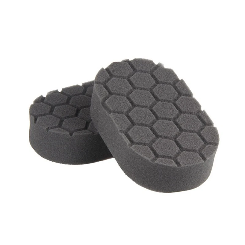 

1Pcs 2019 New Durable Waxing Polish Foam Sponge Hand Polishing Applicator Pad Palm Sponge Tire Waxing Car Care Back Red