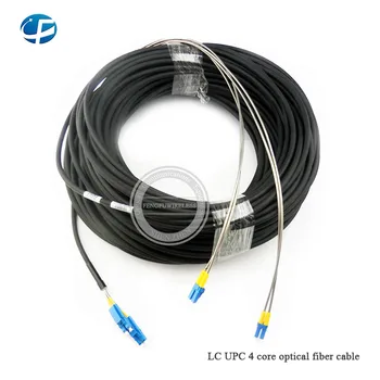 

best price 100M LC UPC 4 core DX optical Field Fiber cable FTTA fiber to Tara far Fiber optic 4 core cable