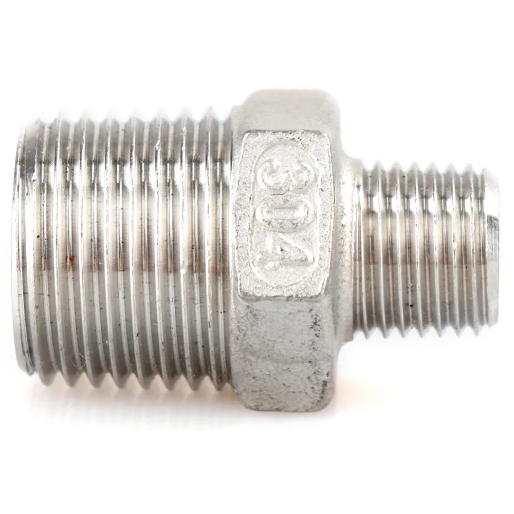1 шт. Новый 1/2 &quotx1/4&quot Мужской шестигранный ниппель с резьбой редуктор трубы