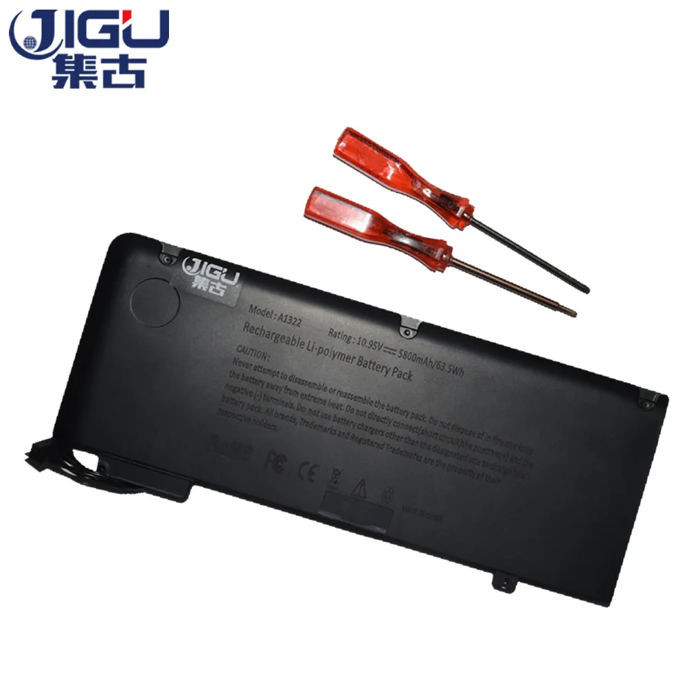 Vente JIGU Marque Nouvelle Véritable A1322 A1278 Batterie Pour APPLE MacBook Pro 13 \